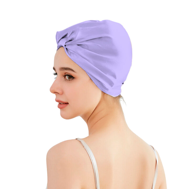 LILAC SILK TURBAN