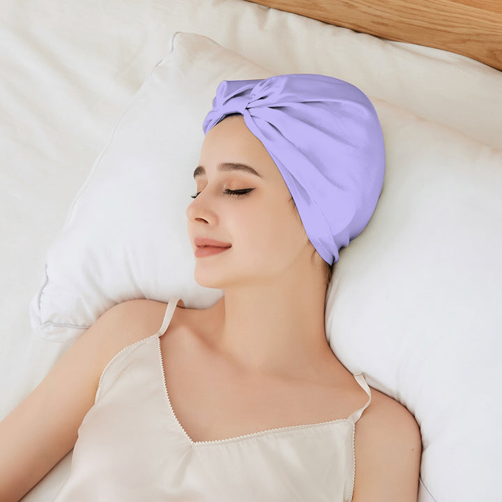 LILAC SILK TURBAN