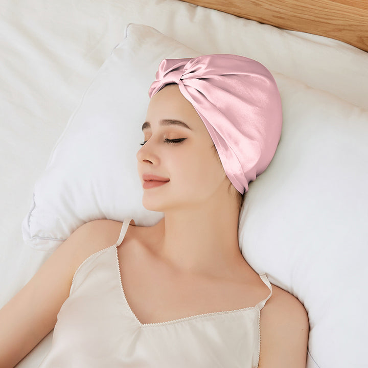 PINK SILK TURBAN