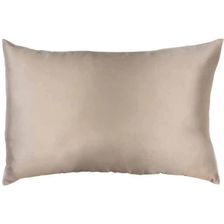 Champagne Queen Silk Pillowcase with a luxurious sheen